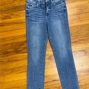 PAIGE Dark Blue Ankle Jeans